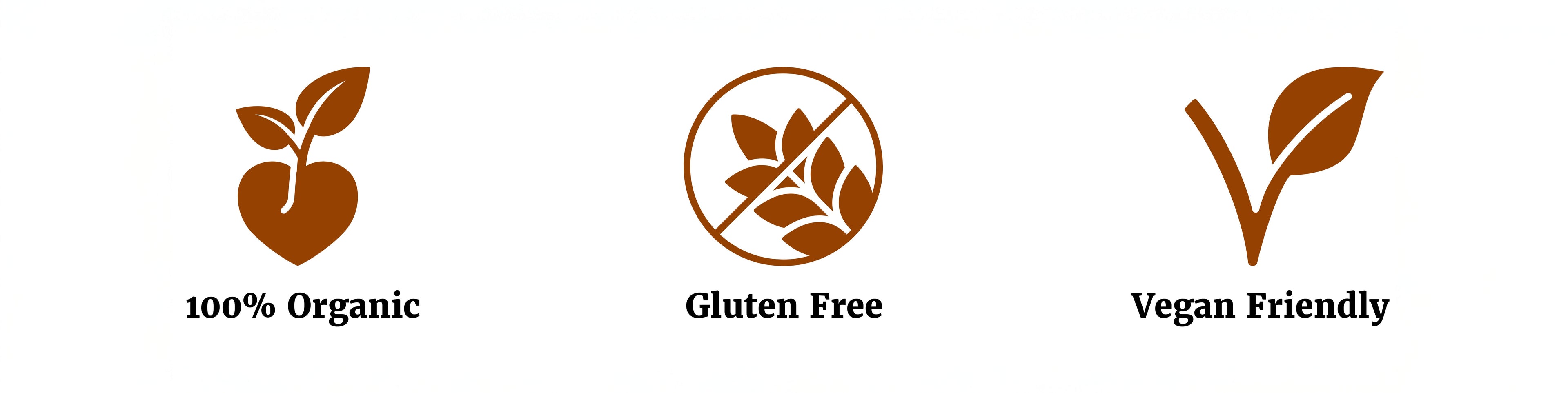 organic, gluten free, vegan friendly