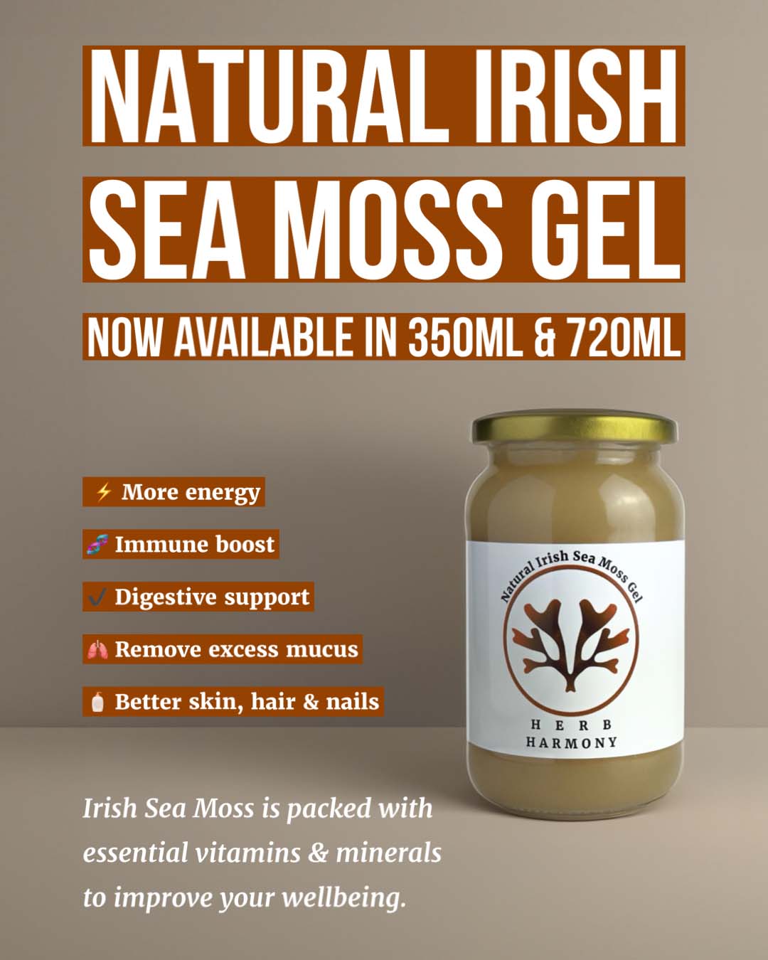 Sea Moss Gel Benefits