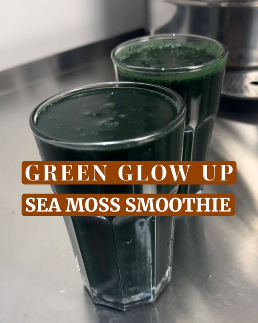 Green Glow Up Sea Moss Smoothie Recipe - Herb Harmony
