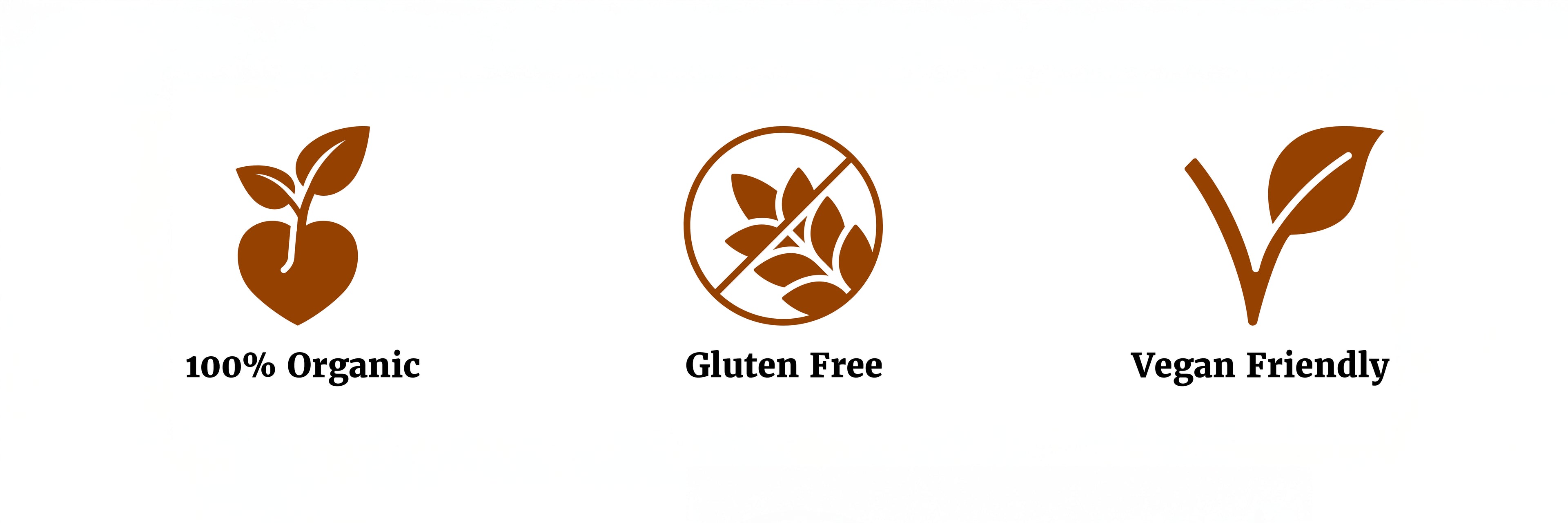 organic, gluten free, vegan friendly