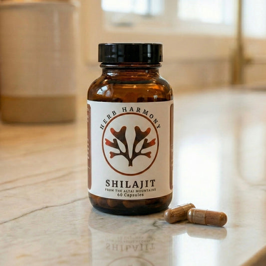 Shilajit Capsules made from 100% Purified Resin - Herb Harmony